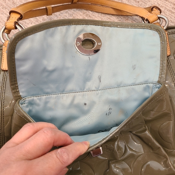 Coach Large patent leather Tote Bag - Picture 14 of 16